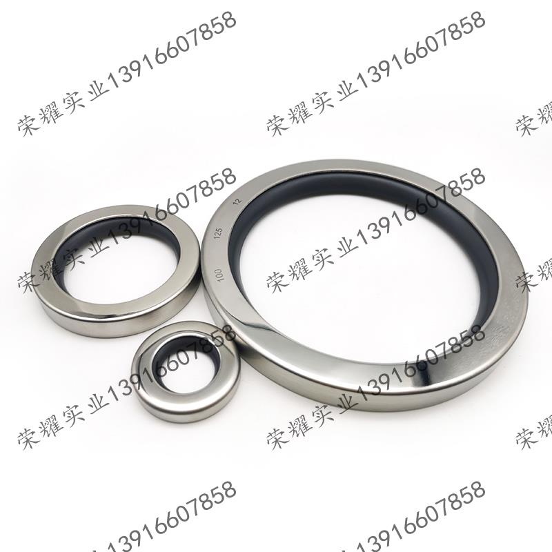四氟不锈钢油封 优质油封厂家直销 外骨架油封 规格齐