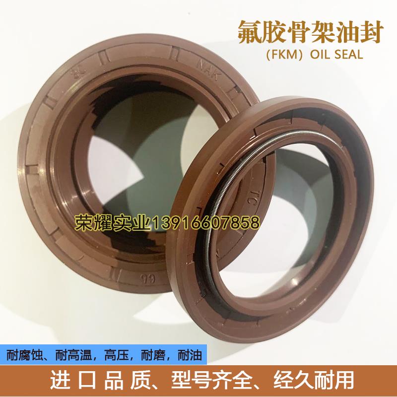 耐高温氟胶骨架油封  内包骨架油封 双唇骨架油封 耐高温油封